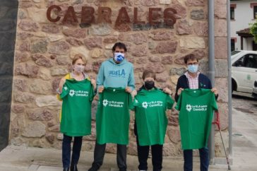 El alcade de Cabrales con URRIELA Ayuntamiento de Cabrales