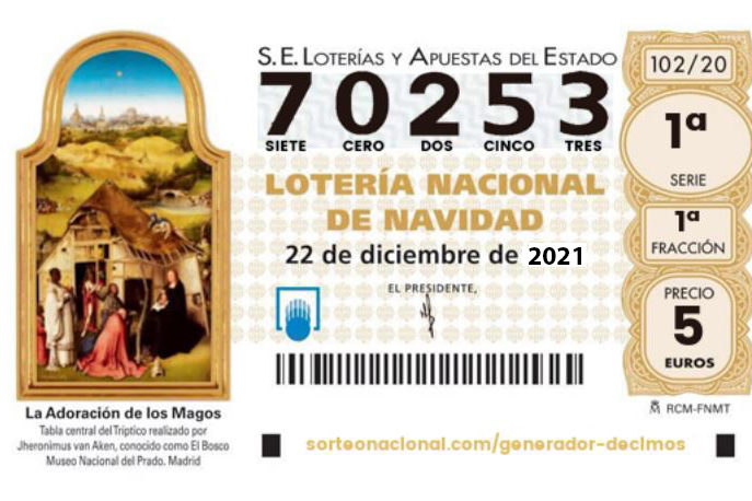 Décimo de lotería