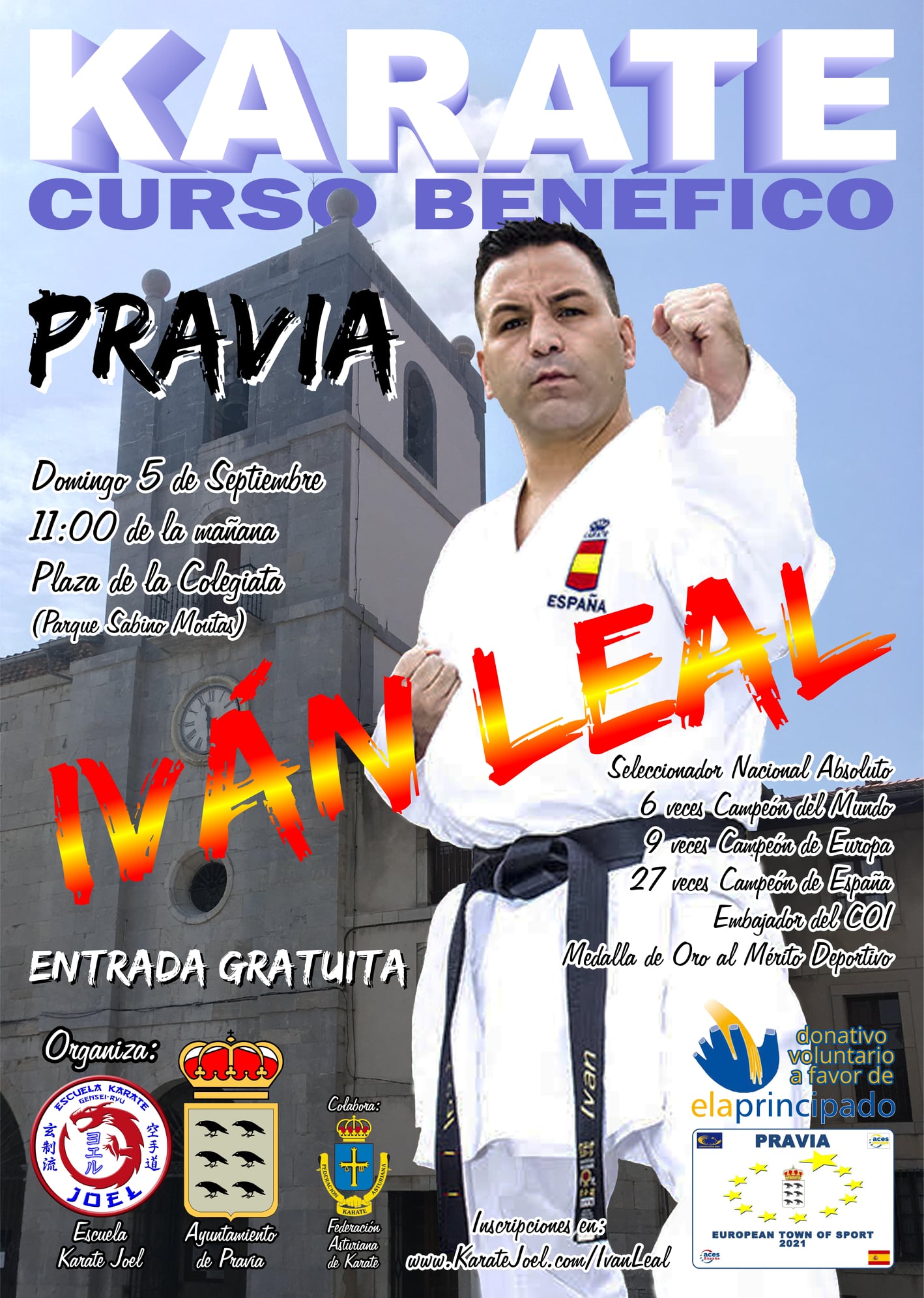 Curso benéfico de Karate Curso benéfico de Karate