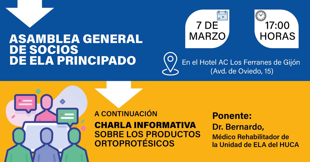 Asamblea General y charla informativa productos ortoprotésicos