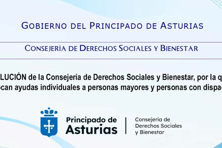 Ayudas individuales a personas mayores y con discapacidad