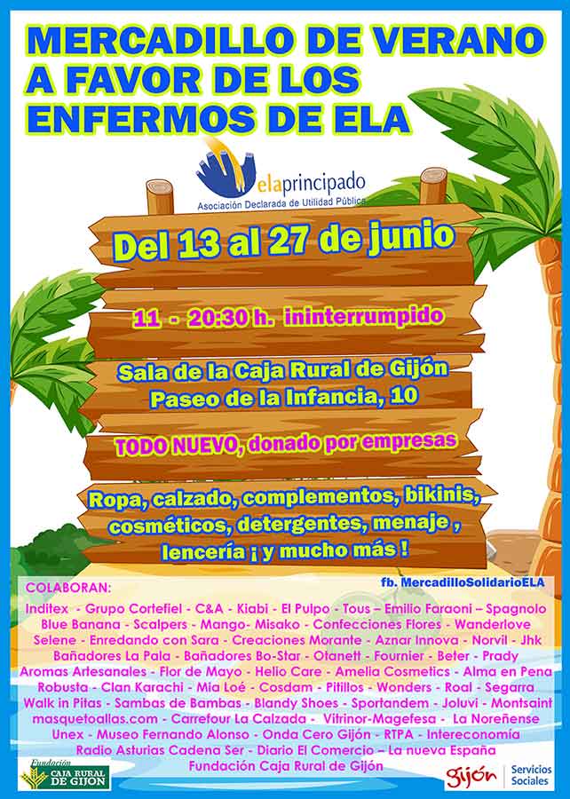 Cartel Mercadillo verano 2024