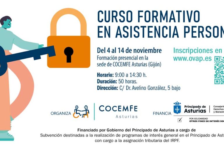 Cursos Asistente Personal COCEMFE Asturias