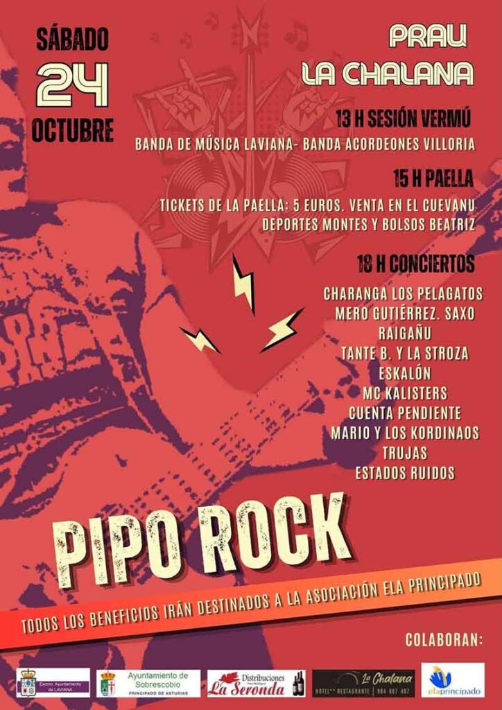 Cartel del Pipo Rock 2026 Laviana